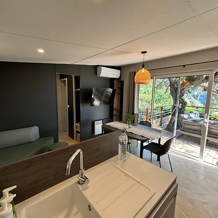 Kamp alanı Vue Mer, Jacuzzi, Terrase, Jardin *