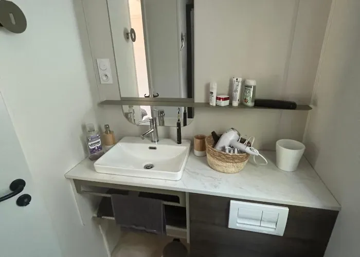 Campingplads Vue Mer, Jacuzzi, Terrase, Jardin